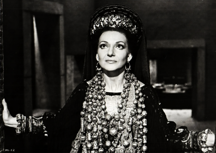 Maria Callas kao Medeja u istoimenom filmu Piera Paola Pasolinija, 1969. 