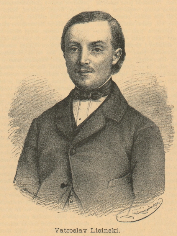 Portret Vatroslava Lisinskog – izradio austrijski umjetnik Theodor Mayerhofer
