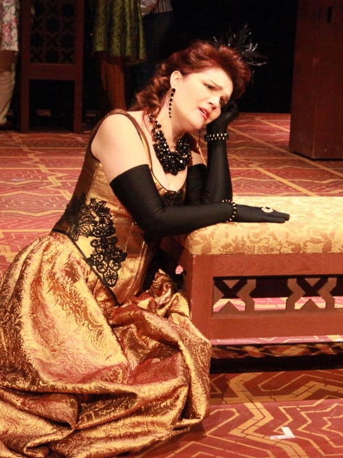 Adela Golac Rilović kao Grofica Rosina Almaviva, Wolfgang Amadeus Mozart <em>Figarov pir</em>, HNK u Zagrebu, premijera 2016. 