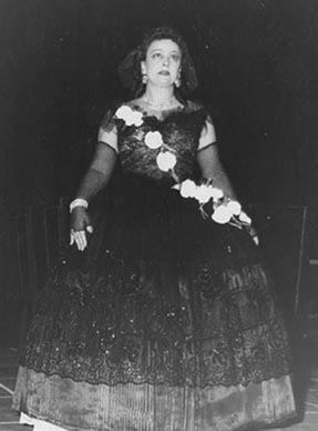 Alma Peranić (Violetta) – Giuseppe Verdi, Traviata, Narodno kazalište Split, 1959.