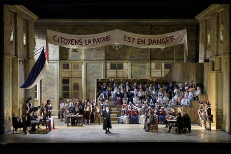 Royal Opera House Covent Garden, Umberto Giordano Andrea Chénier, dir. Antonio Pappano, red. David McVicar, foto: © ROH. Bill Cooper 2015.