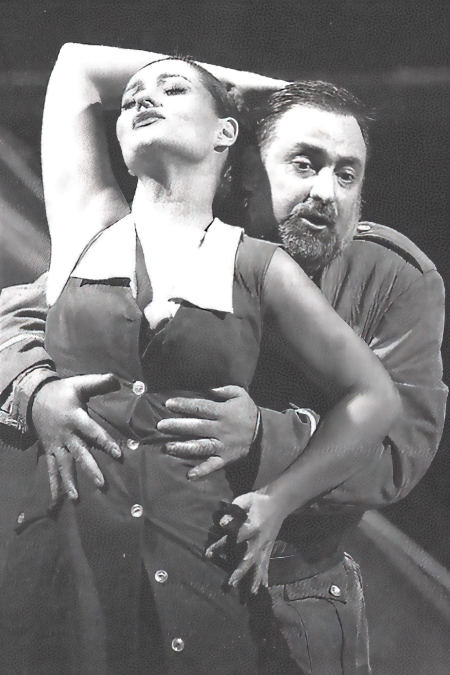 Martina Tomčić (Carmen) i Ante Ivić (Don José), Georges Bizet <em>Carmen</em>, HNK Split, premijera 2003.