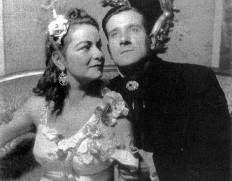 Karmen Vilović (Violetta Valéry) i Ante Jelaska (Alfredo Germont) – Giuseppe Verdi, Traviata, HNK u Osijeku, 1944.
