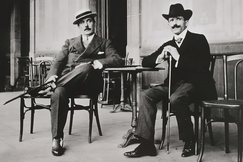 Giacomo Puccini i Arturo Toscanini, 1910. 