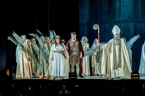 Orkestar i Zbor Società Filarmonia, Udine, Italija, Giuseppe Verdi, Attila, dir. Alfredo Barchi