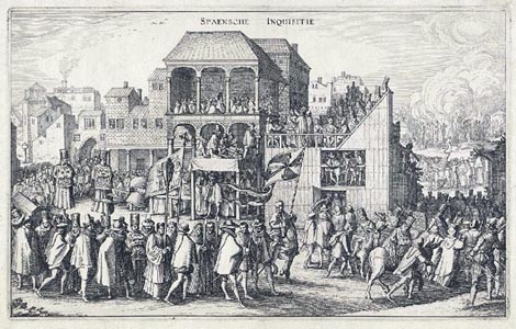 Auto-da-fé, Valladolid, 1559. 