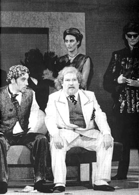 Ivica Čikeš (Selim) i Bojan Šober (Geronio) – Gioachino Rossini, Turčin u Italiji, HNK Split, premijera 1998.