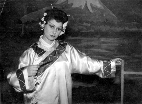 Božena Čubra (Cho-Cho-San) – Giacomo Puccini, Madame Butterfly, HNK u Osijeku, 1969.