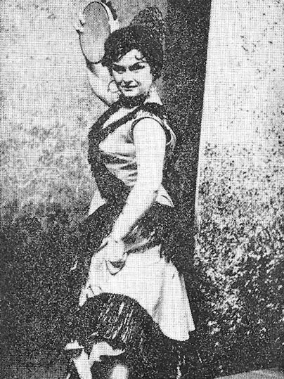 Božena Glavak (Preziosilla), Giuseppe Verdi <em>Moć sudbine</em> SNG Ljubljana, 1980.