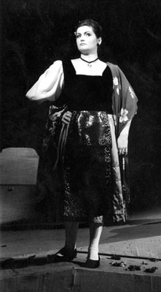 Branka Galić (Santuzza) – Pietro Mascagni, Cavalleria rusticana, HNK u Osijeku, 1982.