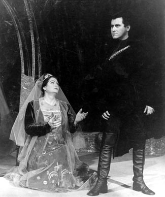 Branka Galić (Leonora) i Marijan Bručić (Manrico) – Giuseppe Verdi, Trubadur, HNK u Osijeku, 1969.