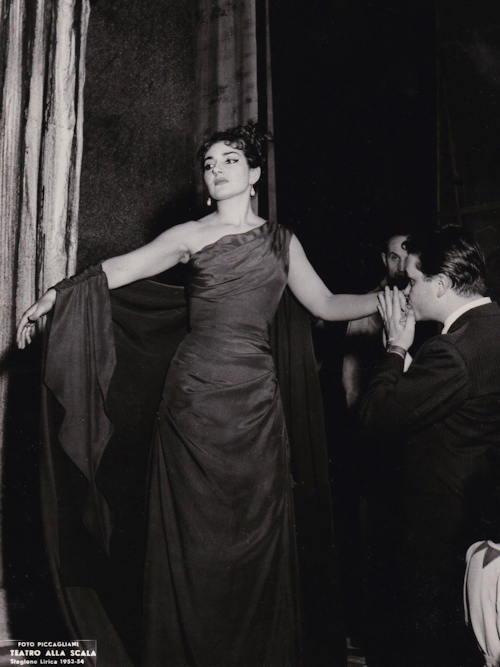 Maria Callas (Alcesta), Christoph Willibald Gluck, <em>Alceste</em>, Scala 1954. 