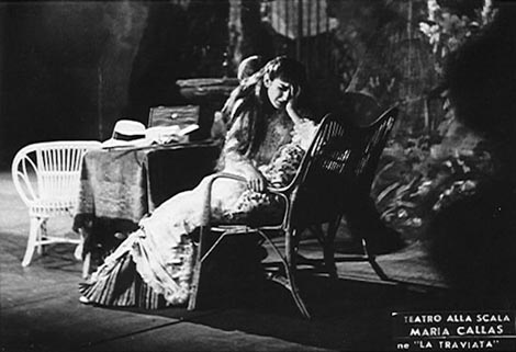 Maria Callas kao Violetta u Scali 1955.