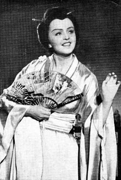 Dragica Martinis (Cho-Cho-San) – Giacomo Puccini, Madame Butterfly, Bečka državna opera, 1952.