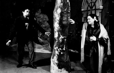 Enzo Serini (Marcello) i Karmen Vilović (Musetta) – Giacomo Puccini, La Bohème, Narodno kazalište na Rijeci. 1952.