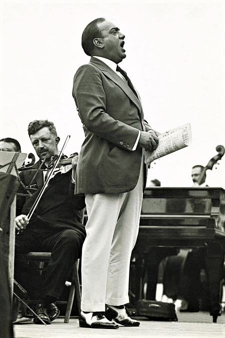 Enrico Caruso na koncertu u Brooklynu