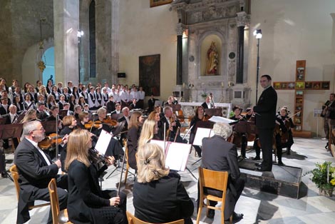 Koncertna praizvedba opere Diva Grabovčeva, dir. Domeniko Briški, Akademski zbor Pro Musica, Zbor glazbene umjetnosti, solisti i Dubrovački simfonijski orkestar