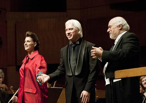 Asmik Gregorian, Dmitri Hvorostovski, Konstantin Oberljan, foto: www.lisinski.hr