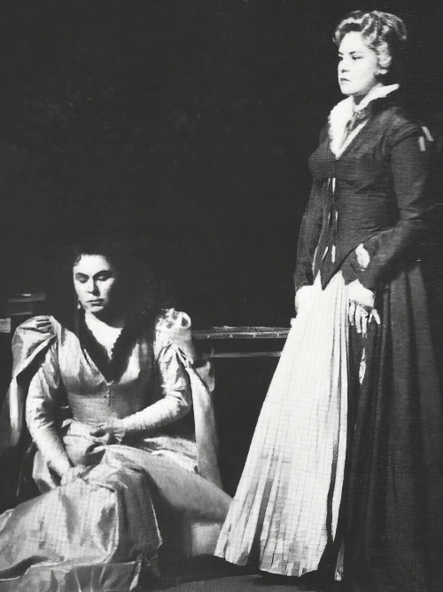 Christa Ludwig (Eboli) i Sena Jurinac (Elizabeta), Giuseppe Verdi, <em>Don Carlo</em>, Bečka državna opera, 1960.