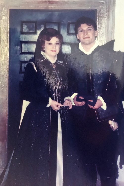 Sonja Poot (Donna Anna) i Zrinko Sočo (Don Ottavio), Wolfgang Amadeus Mozart <em>Don Giovanni</em>, Klagenfurt, premijera 1985.