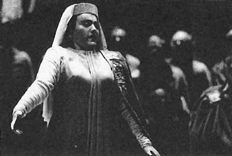 Dunja Vejzović (Ortrud) i zbor Opere – Richard Wagner, Lohengrin, Bečka državna opera, premijera 1990.