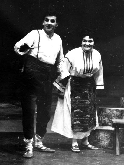 Ljubomir Strgačić (Mića) i Zorka Wolf (Đula), Narodno kazalište Ivan Zajc, Rijeka, 1964. 