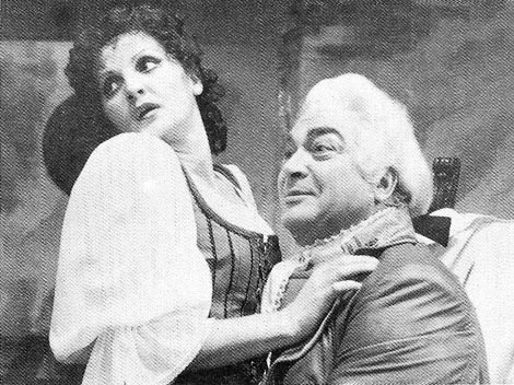 Milena Morača (Suzana) i Ferdinand Radovan (Figaro) – Wolfgang Amadeus Mozart, Figarov pir, SNG Ljubljana, 1988.