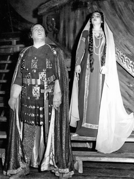 Fiorenzo Tasso (Tristan) i Maria Callas (Izolda), Richard Wagner, Tristan i Izolda, Teatro La Fenice, Venezia, 1947