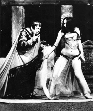 Franjo Paulik (Herod) i Mirka Klarić (Saloma) – Richard Strauss, Saloma, Splitsko jeto, 1969.