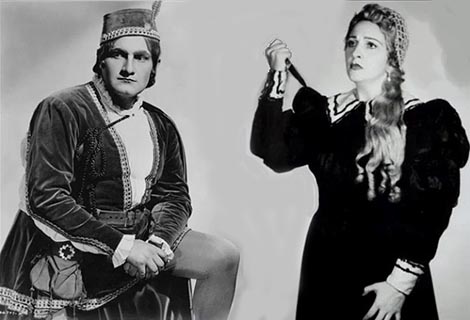  Leonard Warren (Barnaba) i Zinka Milanov (Gioconda), The Metropolitan Opera New York