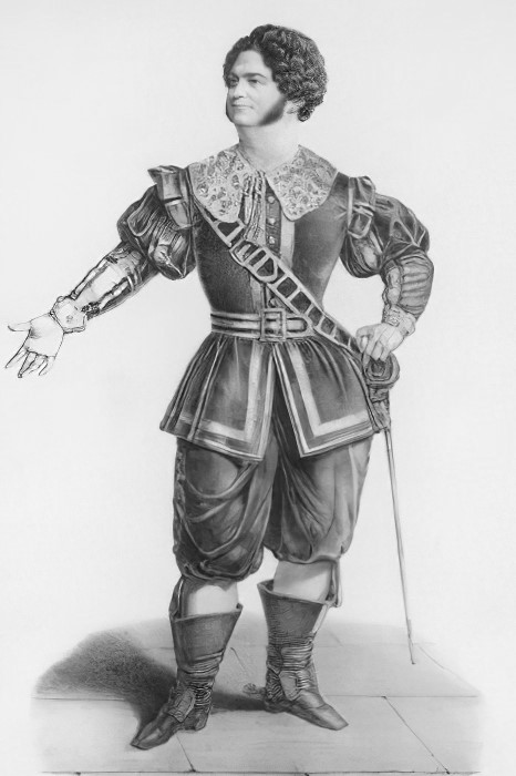 Giovanni Battista Rubini kao Lord Riccardo Percy, praizvedba 1830.