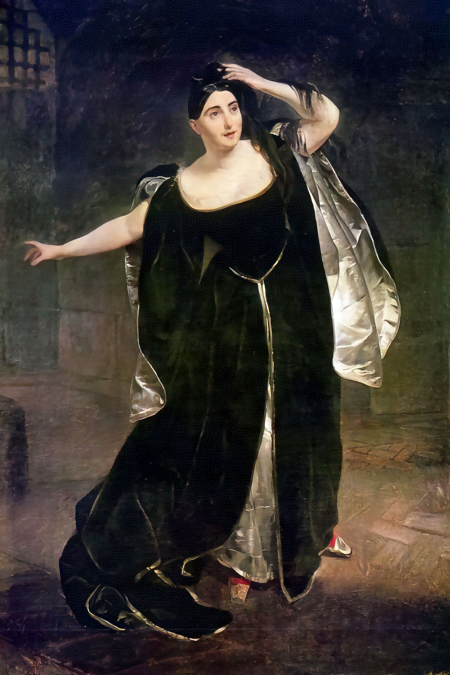 Giudita Pasta kao Anna Bolena, praizvedba 1830.