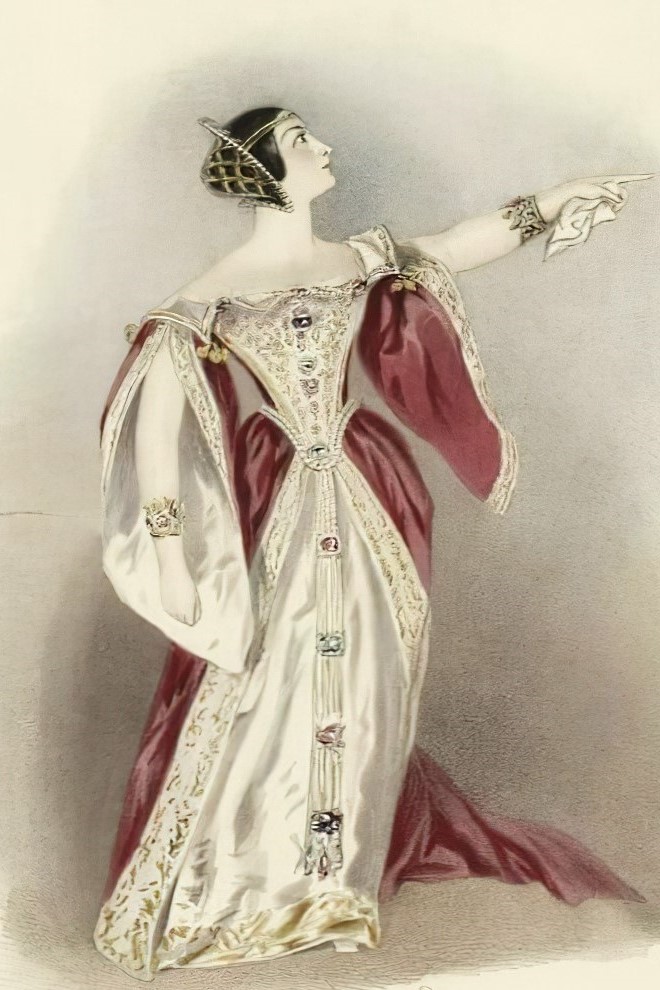 Giulia Grisi kao Anna Bolena, Covent Garden 1847.