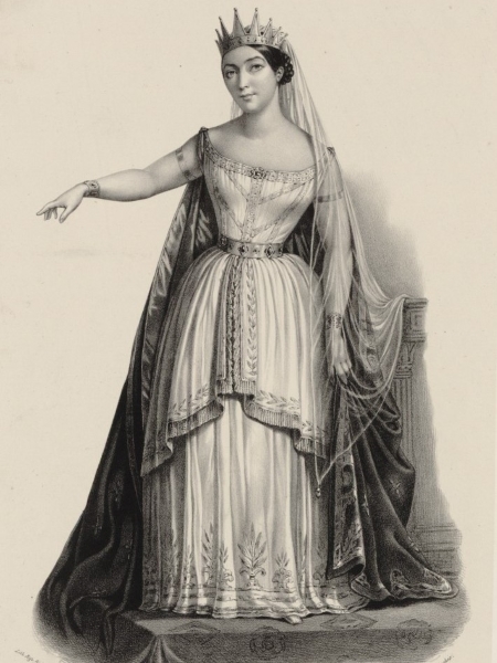 Giulia Grisi kao Semiramida - Giulia Grisi (22. svibanj 1811. – 29. studenog 1869.) talijanska sopranistica