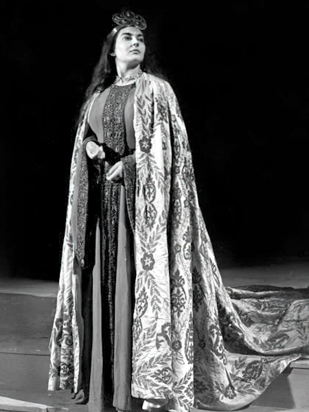 Maria Callas (Abigaille), Giuseppe Verdi, <em>Nabucco</em>, Napulj, 1949. 