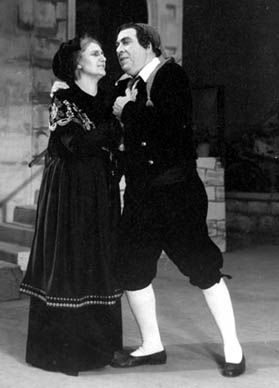 Marija Gatin (Lucia) i Ilija Žižak (Turiddu) – Pietro Mascagni, Cavalleria rusticana, Narodno kazalište Split, 1955.