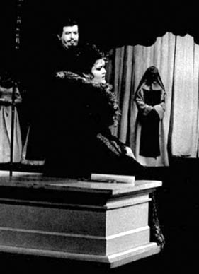 Vladimir Ruždjak (Posa) i Ivanka Boljkovac (Elizabeta) – Giuseppe Verdi, Don Carlos, HNK u Zagrebu, debi na sceni 6. travnja 1980.