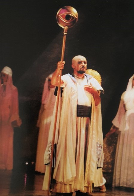 Ivica Šarić kao Ramfis, Giuseppe Verdi <em>Aida</em>, SNG Maribor, sezona 1995/96.