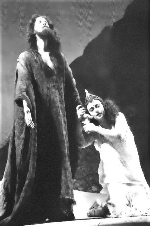 osip Lešaja (Johanaan) i Tiziana Šojat (Saloma), Richard Strauss <em>Saloma</em>, HNK u Zagrebu, 1988. 