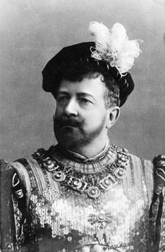 Josip Kašman kao Carlo V u Ernaniju, Lisabon, 1893.