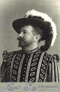 Josip Kašman kao Carlo V. u Ernaniju oko 1890.