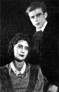 Nada Tončić (Mimì) i Josip Šutej (Rodolfo) – Giacomo Puccini, La Bohème. HNK u Zagrebu, 1946.