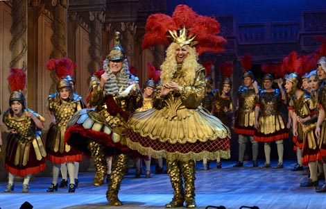 Oper Graz (Opera u Grazu): Georg Friedrich Händel, Kserkso (Xerxes), dir. Konrad Junghänel, red. Stefan Herheim, foto: Karl Forster