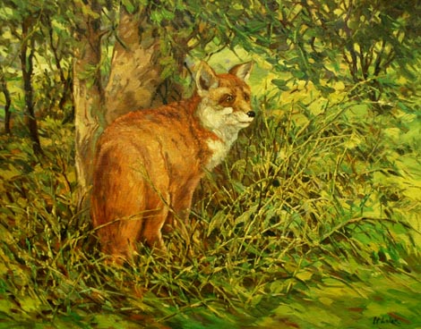 Stanislav Lolek, Lisica (ulje na platnu)