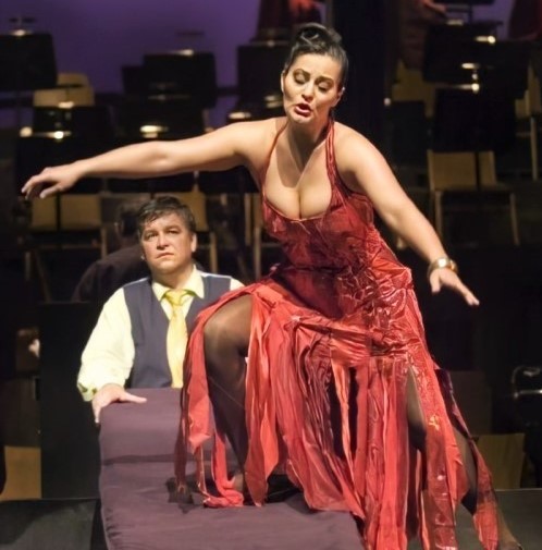 Michael Baba (Parsifal) i Martina Tomčić (Kundry), Richard Wagner <em>Parsifal</em>, Tirolski festival u Erlu, 2006.