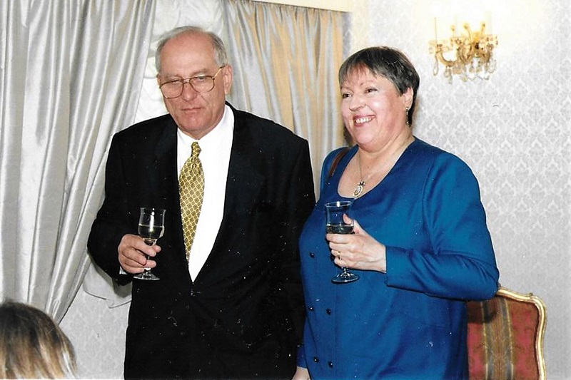 Marija Barbieri u društvu maestra Vladimira Kranjčevića u zagrebačkom HNK-u