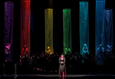 28. Muzički biennale Zagreb, Muzička akademija, Akademija dramske umjetnosti, Akademija likovnih umjetnosti, Tekstilno-tehnološki fakultet, Hrvatsko narodno kazalište u Zagrebu: Boris Papandopulo, Madame Buffault, dir. Mladen Tarbuk, red. Dora Ruždjak Podolski, foto: © Mirko Cvjetko