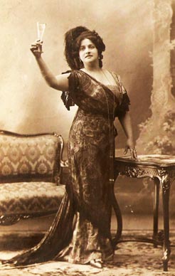 Maja de Strozzi (Violetta Valery) – Giuseppe Verdi, Traviata, Zagreb, 1911.