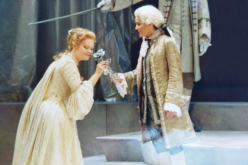 Margareta Klobučar (Sophie) i Kate Aldrich (Octavijan), Richard Strauss, <em>Kavalir s ružom</em>, Marseille, 2009.