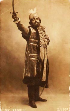 Marko Vušković kao Zrinjski, 1909.